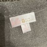 New Belle by Kim Gravel Gray Sparkly Long Sleeve Cardigan M Size M Photo 2