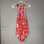 Free People NWT  Mimi Halter Tunic Tank Top in Lavender Combo Women’s Size Medium Photo 5