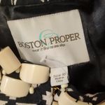 Boston Proper   geometric beaded blazer jacket size 10 Photo 2