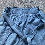 Blue Rain  Women's Light Blue Elastic Waist Tie Ruffle Skirt Sz Small Photo 1