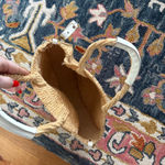 Clare V Sisal Alice Woven Raffia Round Beach Crossbody Handbag Purse Photo 4