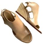 Bettye Muller Like new  leather wedge sandals Photo 0