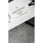 We Wore What NEW Women's Size Large Gray Corset Bodysuit Photo 5