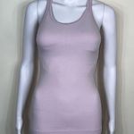 Halara  Ribbed Tank Top with Built in Bra in Lilac Cream Photo 1
