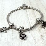 Pandora 3 charm “whimsical” themed sterling silver bracelet Photo 2