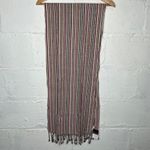 Hamamatsu City Japan Multicolor Striped Scarf NWT Pink Photo 1