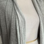 Michael Stars  Super Soft Exposed Seams Layering Long Line Cardigan | Grey Photo 5