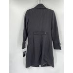 Lauren Ralph Lauren Military Crepe Charcoal Button Front Car Coat Size XS NWT Gray Photo 3