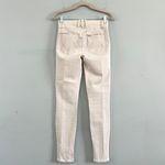 Mcguire Isabeli Mid Rise Lace-Up White Skinny Jeans Photo 5