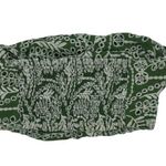 By Together Green White Eyelet Crochet Lace Wrap Twist Bandaeu Crop Top  Small Boho Photo 2