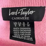 Lord and Taylor  Cashmere Striped Colorful Sweater Small Photo 1