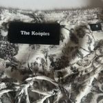 The Kooples  Women’s Ruffle shirt top blouse long sleeve floral metallic small Photo 8