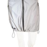 Forever 21 NASA Reflective Mini Zip Up Skirt Draw String Gray Size S NEW Photo 6