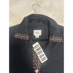 BDG ‎ Urban Linen Souvenir Button-Down Shirt Black Size L Photo 3