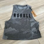Nobull New  Camo Crop Tank Top Women's XS Grey Athletic Fitness Gym Workout Photo 0