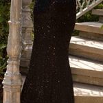 Primavera Couture Black beaded Evening Dress Photo 3
