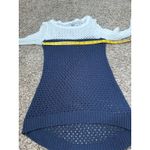 Cache Vtg Y2k  Womens Open Knit Sweater Dress Sz S Beachy Color Block Vacation Photo 5