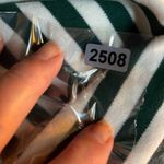 Appleseeds size medium relaxed fit boxy 100% cotton round neck line long sleeve Green Photo 5