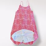 Lauren James Pink Scalloped Daisy Mini Swing Dress Size S Preppy Casual Photo 6