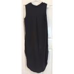 Donna Lafleur New Orleans Black Silk Sleeveless High Low Dress S Photo 4
