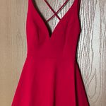 Lulus Red Backless Dress Photo 3
