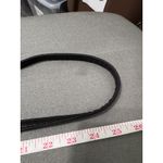 Stone Mountain Black Pebble Leather Phone Crossbody Bag Wristlet Strap Gold Logo Photo 11