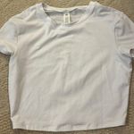 Alo Yoga Alo White Crop Yoga Top Photo 0