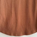 Amazon Waffle Knit Thermal Long Sleeve Shirt, Burnt Orange/Brown, Size Medium Photo 14