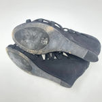 Eileen Fisher Caged Lattice Wedge Sandals Black Photo 9