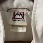 Avalanche  Women’s Off White Windbreaker Packable Hood Size Large Gorpcore Casual Photo 6