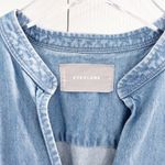 Everlane  The Splitneck Jean Dress in Medium Washed Blue Photo 2