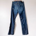 Genetic Denim Mid Rise Straight Leg Distressed Dark Wash Size 26 Photo 3