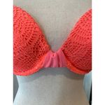 Aerie Orange Halter Neck Bikini Swim Top Women’s Size 34C Beach Ready Photo 1