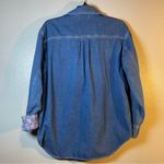 Banana Republic VTG  Floral Denim Button-Up Shirt SZ:M Photo 1