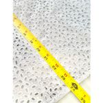 J. Crew White Cotton Eyelet Back V Neck Puff Sleeve Sz 8 Photo 4