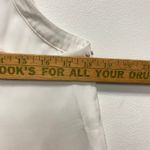 JACK White Sleeveless Tank Top Women Medium Embellished V Neck Zipper Back Photo 4