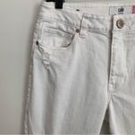 CAbi  High Slim Distressed White Denim Jeans Style 5305 Size 6 Photo 11