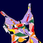 Anne cole NWT Colorful Tropical Plants Abstract One-Piece Beach Swimsuit Photo 5