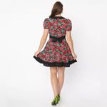 Hello Kitty  x Smak Parlour Rare  Limited Edition Mini Strawberry Floral Dress L Photo 4