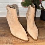 Vince Camuto Gredile Pointed Toe Boot in Tortilla Women's Tan Suede Ankle Boots Photo 2