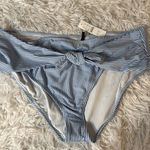 J.Crew  Seersucker High Cut Bikini Bottoms 2X Striped NWT Photo 2
