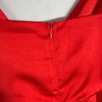 Showpo Cloud Cover Faux Wrap Ruffle Mini Dress Womens 2 Red Cocktail Party Girly Photo 11