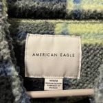 American Eagle  Plaid Sherpa Quarterzip Photo 4
