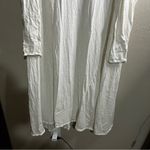 Magnolia Pearl Off White The Dylan Long Sleeve Distressed T-Shirt Maxi Dress Photo 4