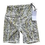 Varley  lets go walker Bike Short and bra set Sz S yellow contrast Snake Photo 1