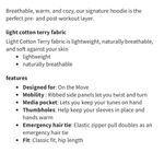 Lululemon  Scuba Full-Zip Hoodie Offbeat Alpine White Black Jacket Photo 7