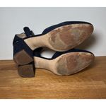 Nine West Addison Shoes Womens Size 8.5M Suede Block Heel Ankle Strap Dressy Photo 6