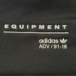 Adidas Sweatshirt Womens Small Black White Colorblock EQT Originals Streetwear Photo 3
