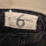 Free People {6}  We The Free Midnight Magic Black Denim Skirt Photo 5