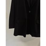 NWT Time & Tru Black Single Button V Neck Stretchy Blazer Jacket Women’s Size XL Photo 3